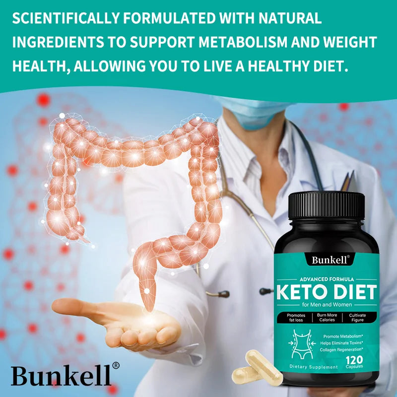 Keto Diet Supplement - for Men and Women - Anti-inflammatory, Antioxidant, Boost Metabolism, Balance Energy Levels - Non-GMO