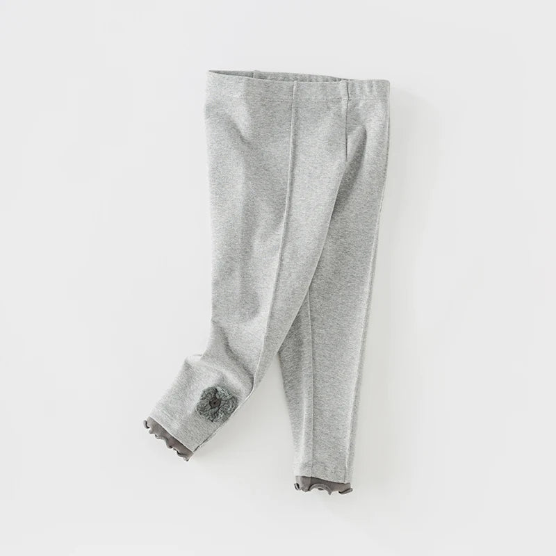 Dave Bella Children's Cotton Tight Leggings Spring Autumn Long Pants Outdoor Sport Leggings Casual Elastic Pants DB3236098