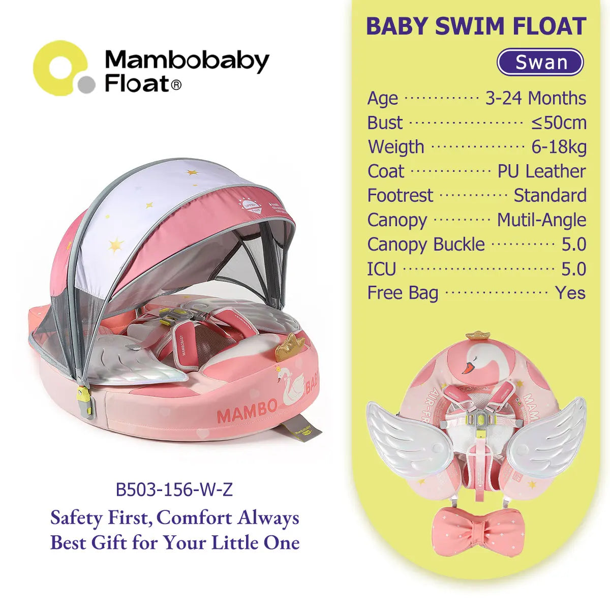 Mambobaby Baby Pool Float Vip 5 Dropshipping Blackproof Pool Mat For Infant Non-Inflatable Natation Buoy With Parasol Beach Toys