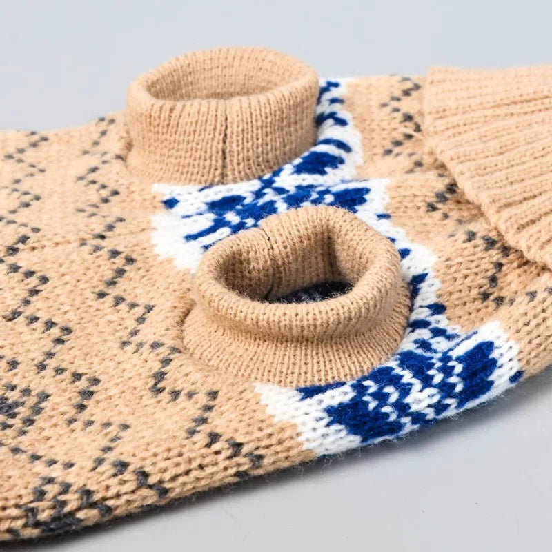 Pet Dog Sweater Cats Winter High-quality Knitted Strong Warmth for Small Large Dogs Cats Clothing