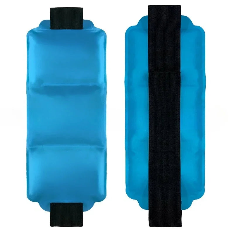 Adjustable Hot/Cold Therapy Wrap – Reusable Gel Ice Pack for Neck, Back & Muscle Recovery with Secure Fastening