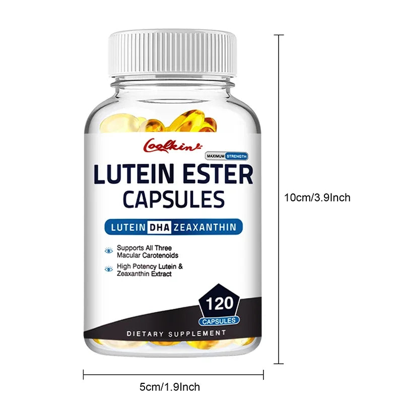 Lutein Ester - Contains Lutein and Zeaxanthin To Protect Eye Health, Reduce Eye Fatigue  & Support Healthy Vision - 120 Capsules
