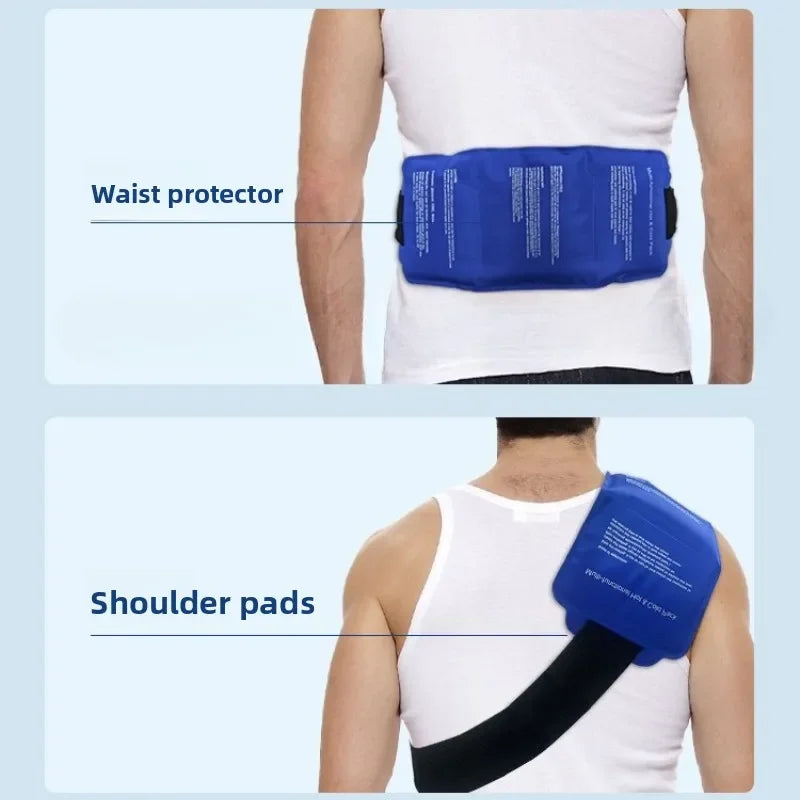 Adjustable Hot/Cold Therapy Wrap – Reusable Gel Ice Pack for Neck, Back & Muscle Recovery with Secure Fastening