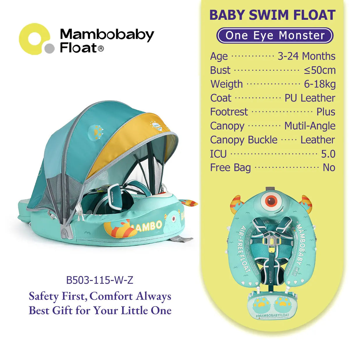 Mambobaby Baby Pool Float Vip 5 Dropshipping Blackproof Pool Mat For Infant Non-Inflatable Natation Buoy With Parasol Beach Toys