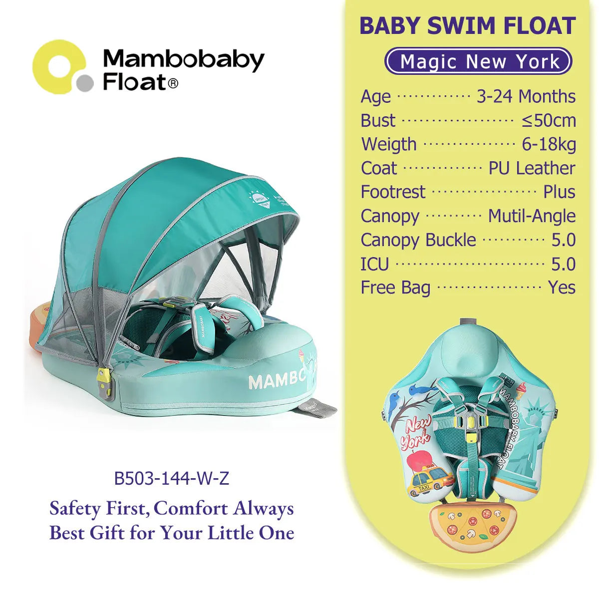 Mambobaby Baby Pool Float Vip 5 Dropshipping Blackproof Pool Mat For Infant Non-Inflatable Natation Buoy With Parasol Beach Toys