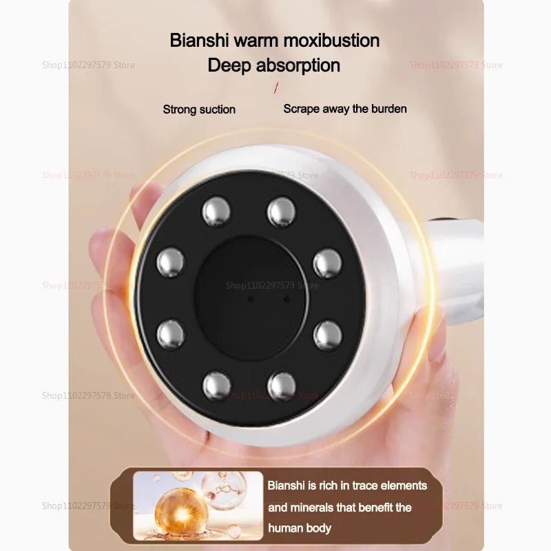 Electric Multi-Functional Meridian Heating Device with Negative Pressure Absorption Compressor for Pain Relief and Body Wellness