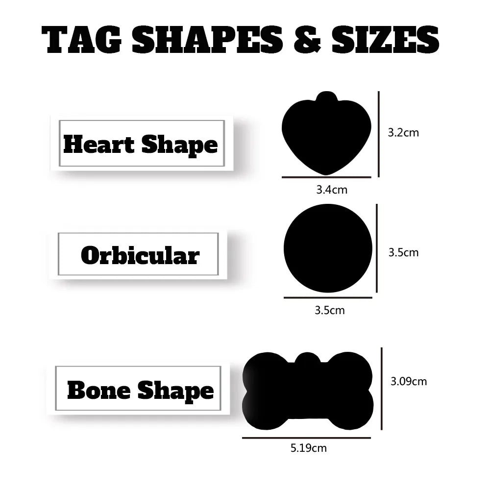 1 pc abstract dog footprint Custom Name and text Personalized Dog Tags Cat Dog ID Tag Name with Cute Symbols Personalized Pet I