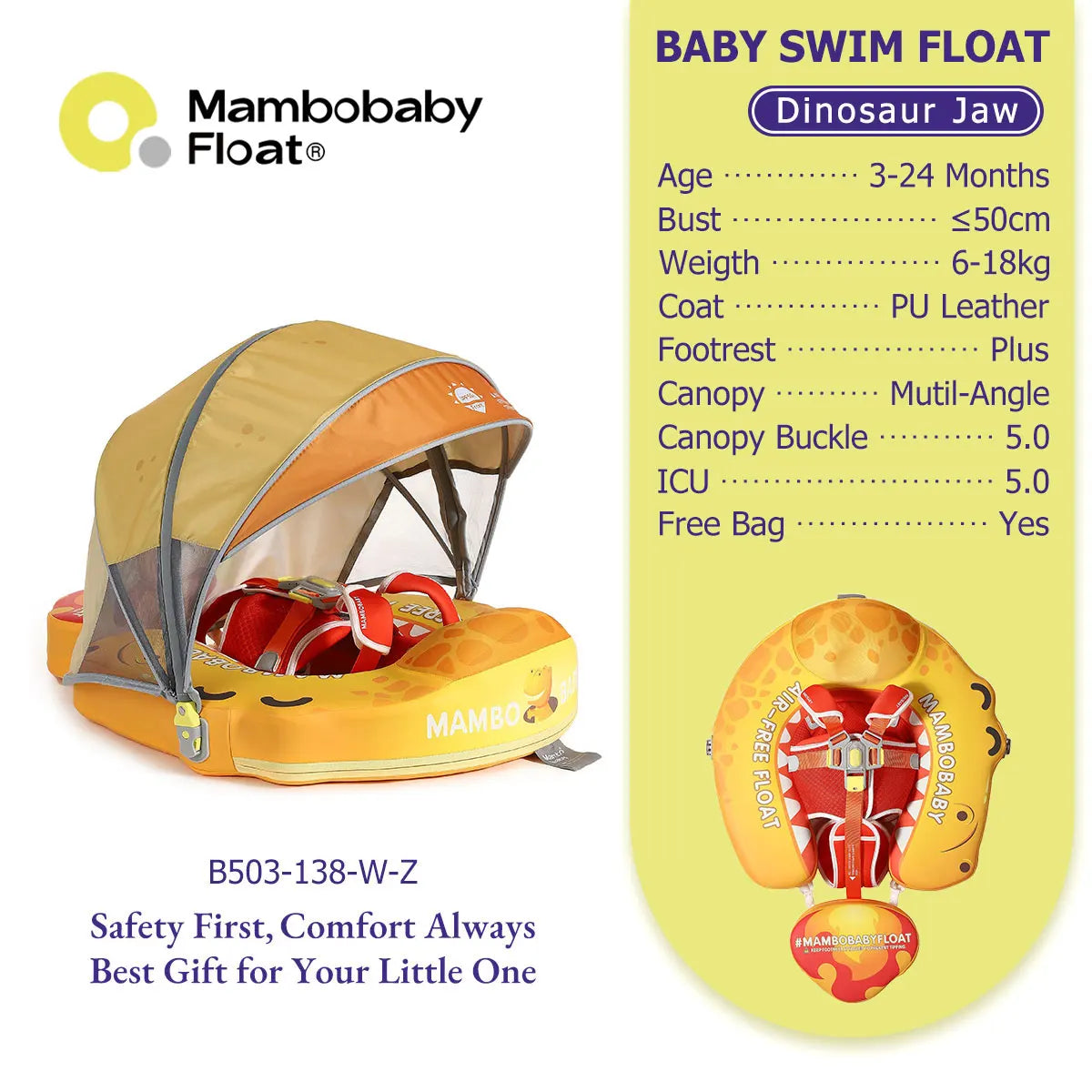 Mambobaby Baby Pool Float Vip 5 Dropshipping Blackproof Pool Mat For Infant Non-Inflatable Natation Buoy With Parasol Beach Toys