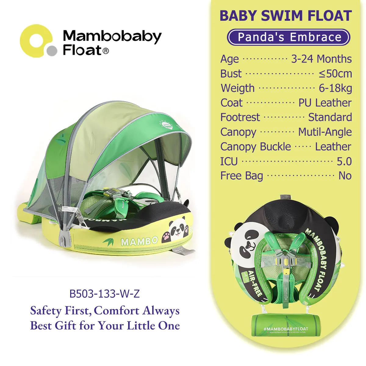 Mambobaby Baby Pool Float Vip 5 Dropshipping Blackproof Pool Mat For Infant Non-Inflatable Natation Buoy With Parasol Beach Toys
