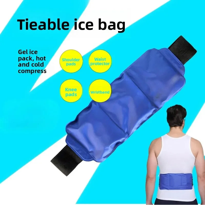 Adjustable Hot/Cold Therapy Wrap – Reusable Gel Ice Pack for Neck, Back & Muscle Recovery with Secure Fastening