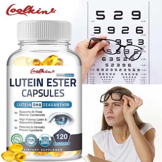 Lutein Ester - Contains Lutein and Zeaxanthin To Protect Eye Health, Reduce Eye Fatigue  & Support Healthy Vision - 120 Capsules